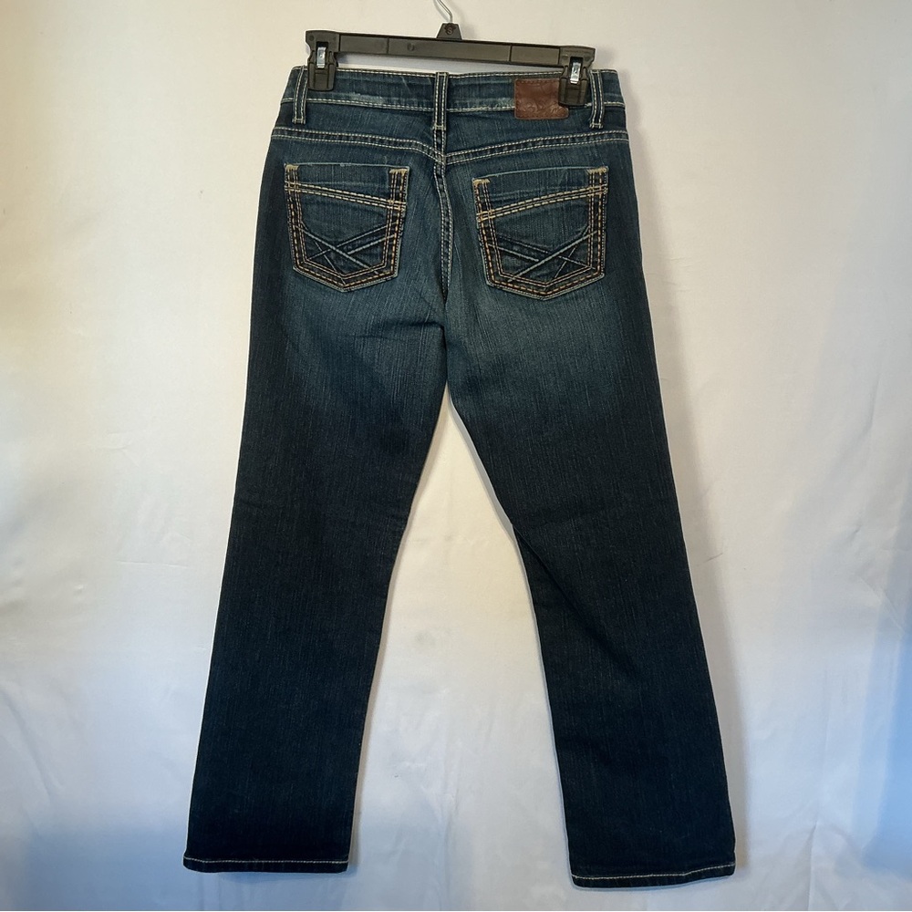 BKE Women's Dark Blue Straight Leg Jeans